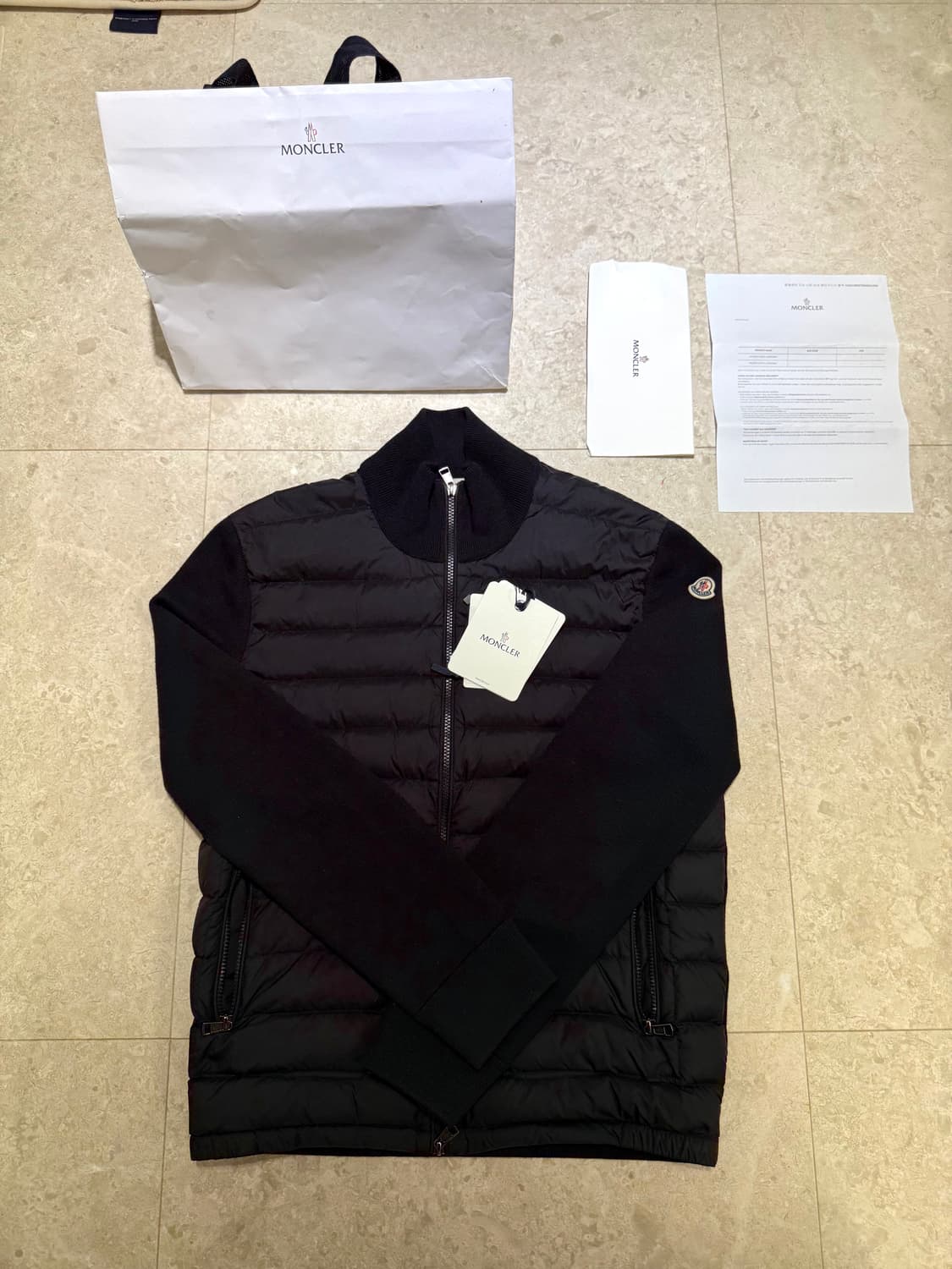 몽클레어 니트패딩 L 상품이미지1