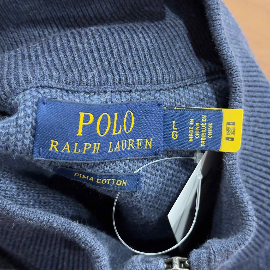 폴로 랄프로렌 피마코튼 하프집업 니트 상품이미지4