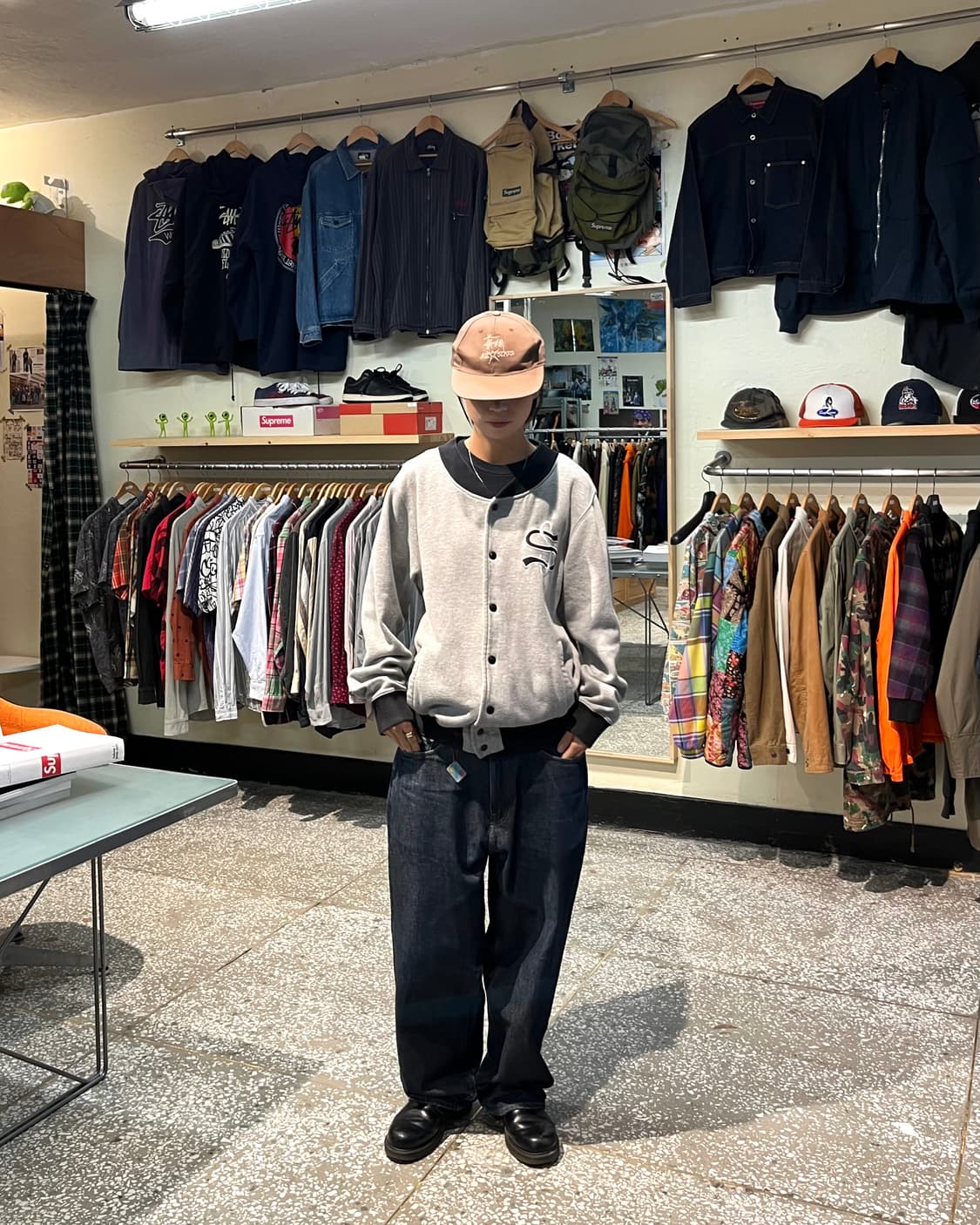 00s 올드 스투시 스타디움 자켓 상품이미지4