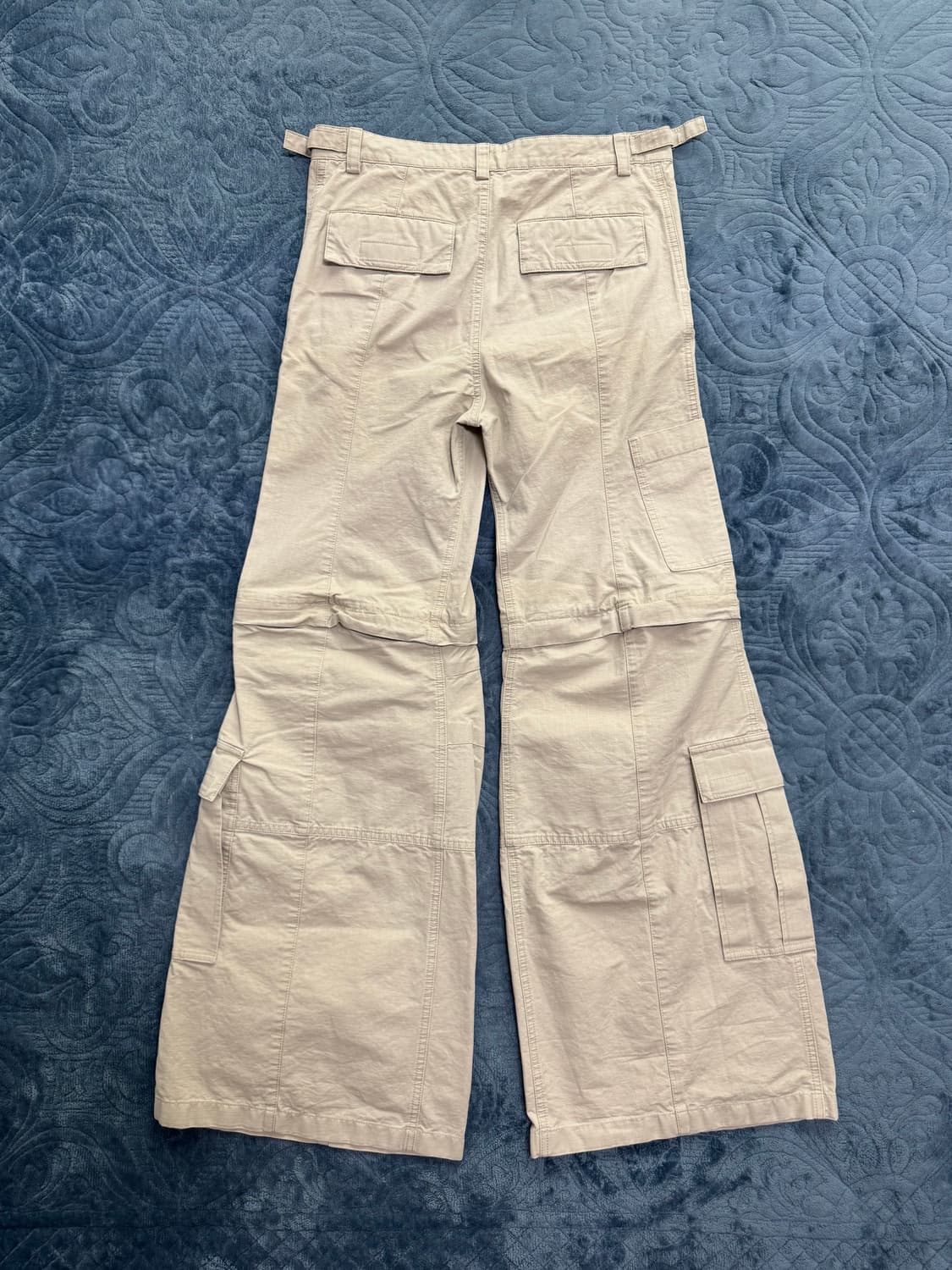 발렌시아가 플레어 카고 팬츠 S 베이지 새상품 상품이미지2