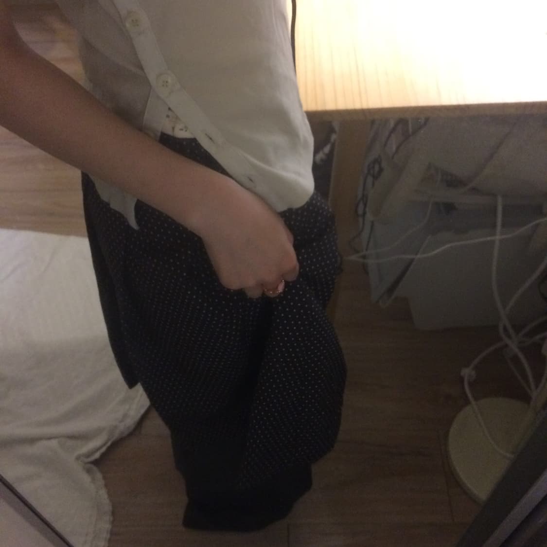 dot skirt layered pants 상품이미지2
