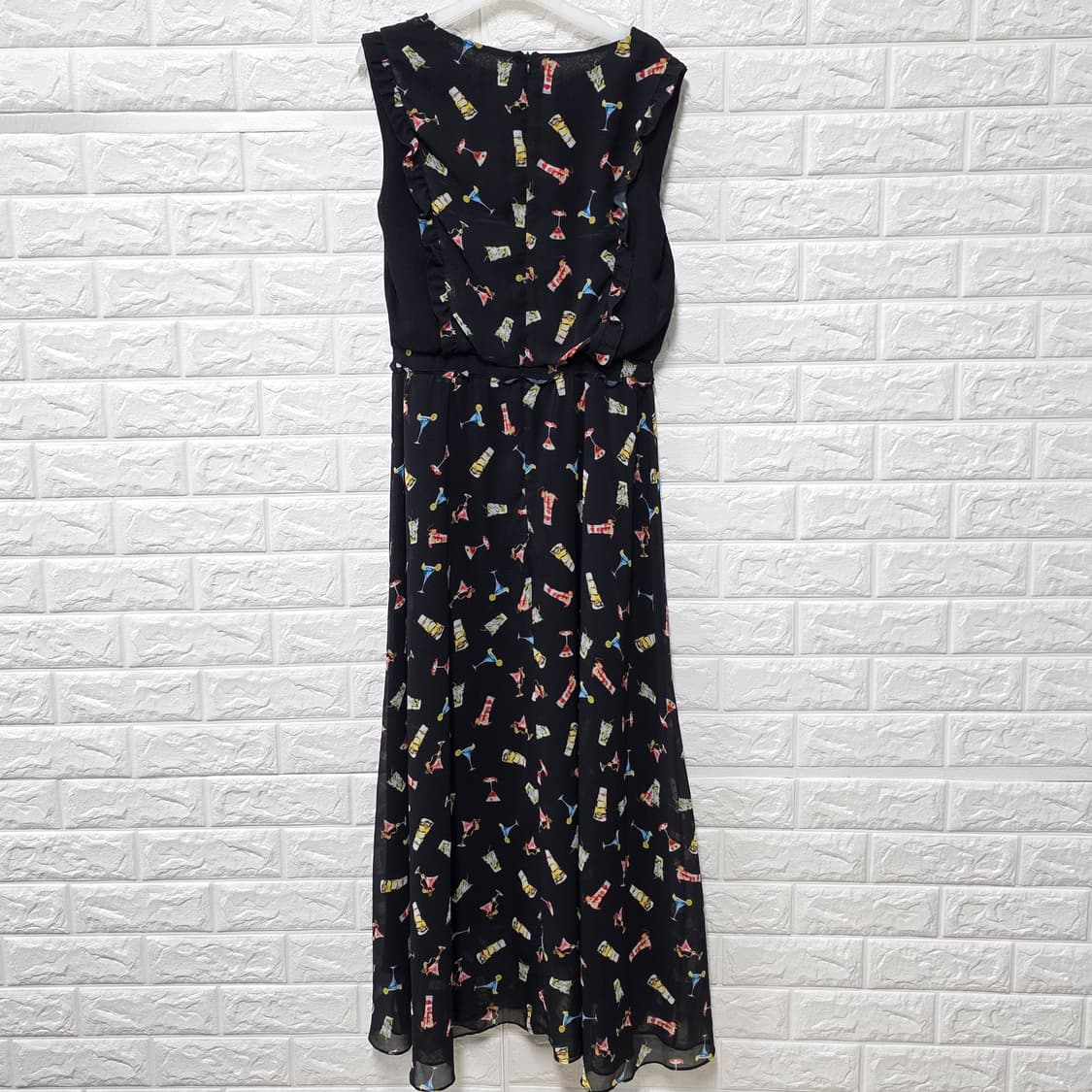 택포) M 케네스레이디 블랙 칵테일 롱 원피스 66 상품이미지4