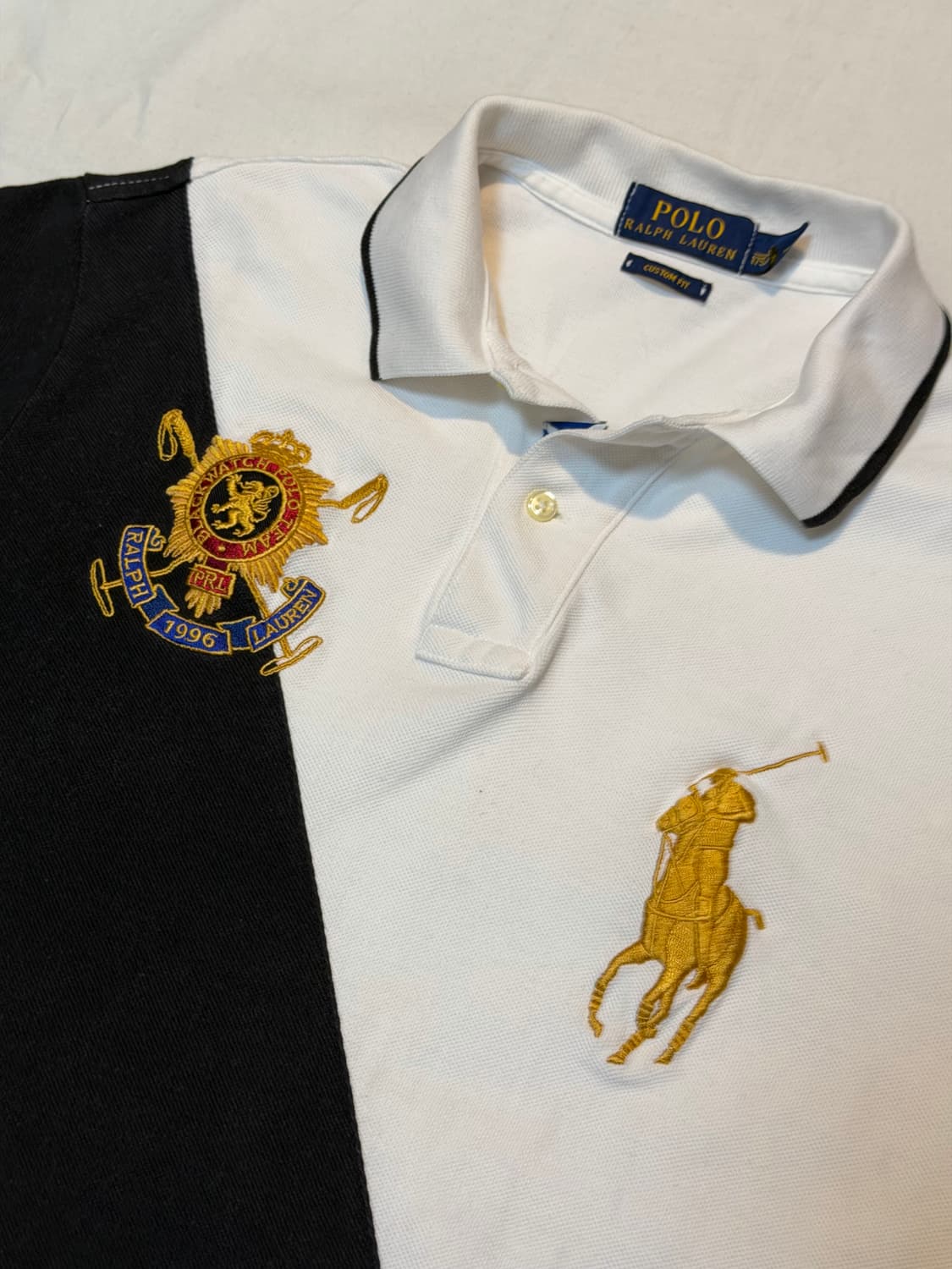 폴로 빅포니 치프키프 블랙와치 카라티 화이트 상품이미지2