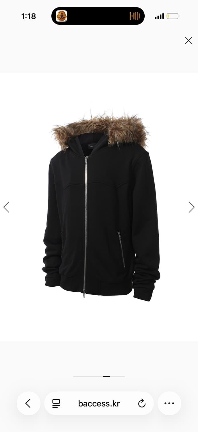 퍼 후드 집업 상품이미지3