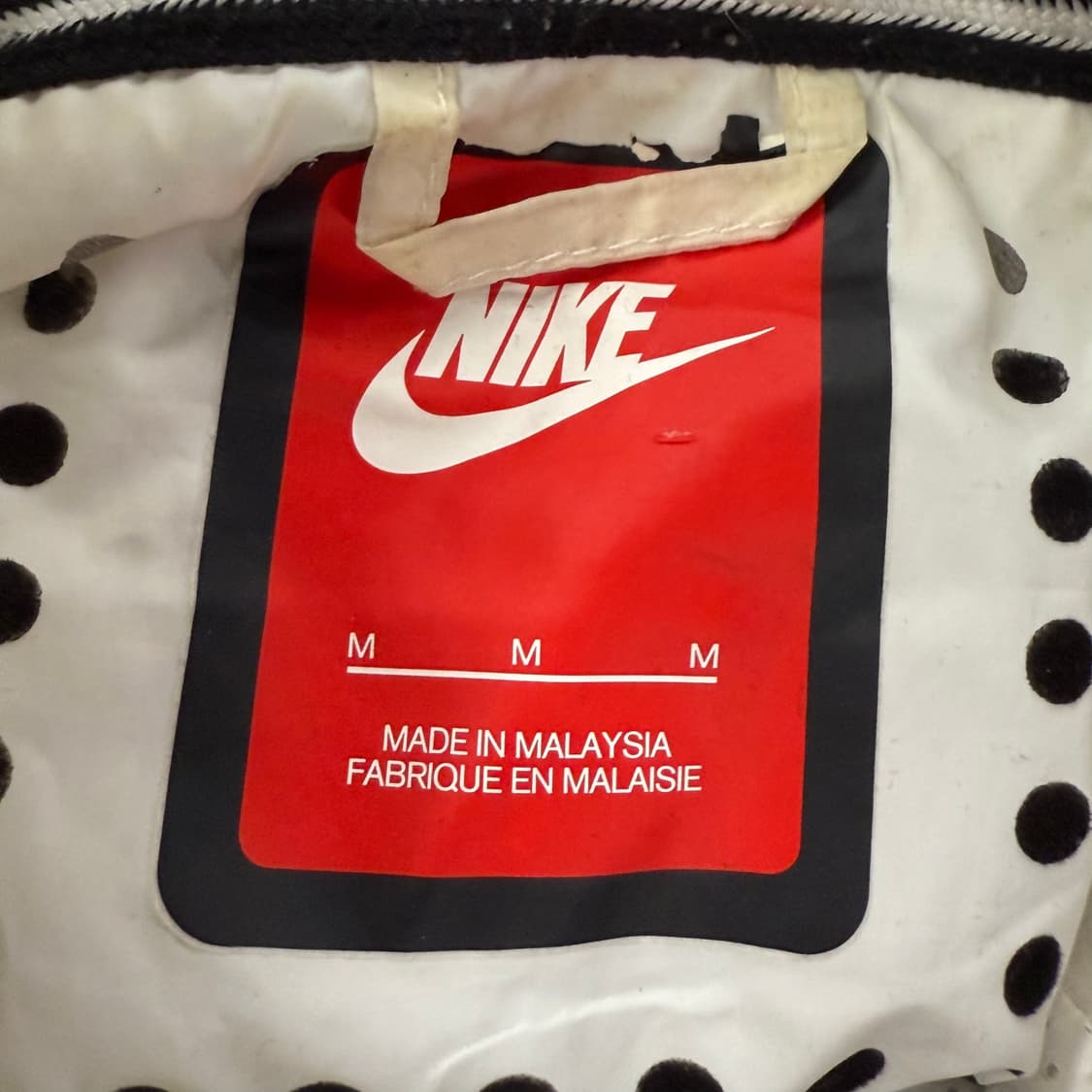 [정품/M] 나이키 화이트 바람막이 후드집업 b16 상품이미지5