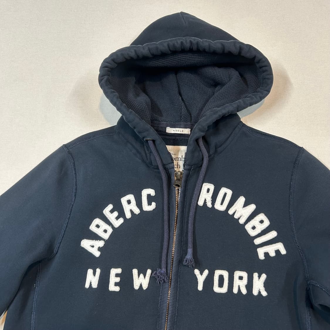 L) 아베크롬비 네이비 써멀 후드집업 상품이미지3