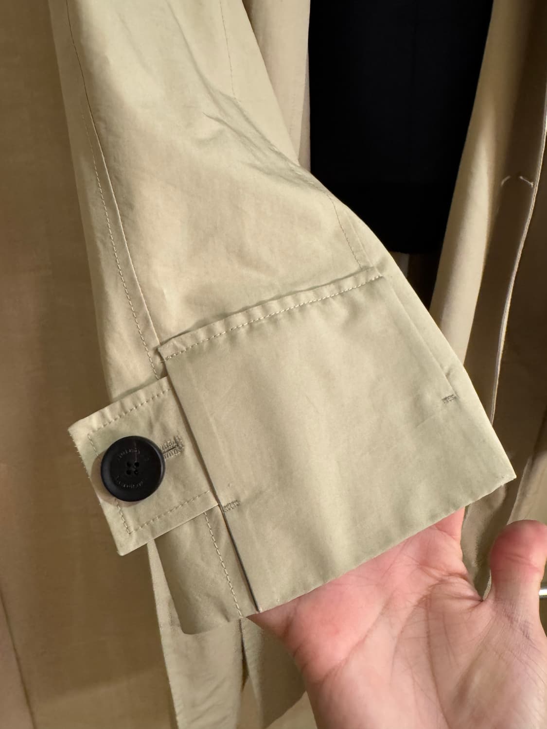 타임옴므 24ss 후드탈부착 트렌치코트 베이지 105 상품이미지7