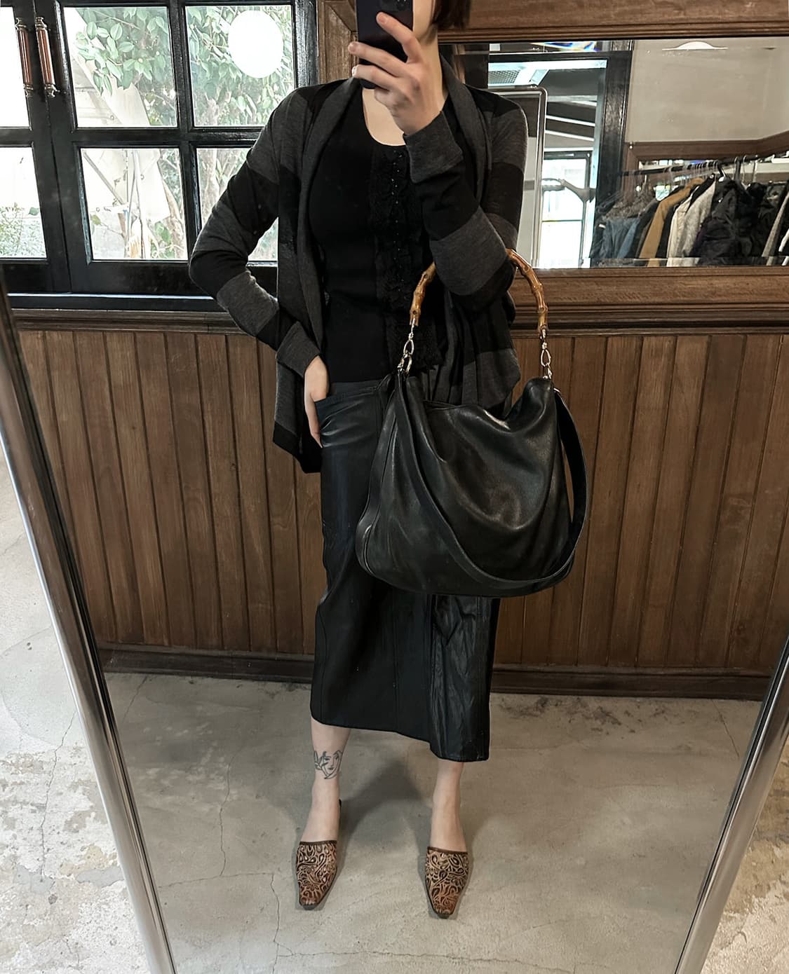 THEORY stripe wool cardigan 상품이미지4