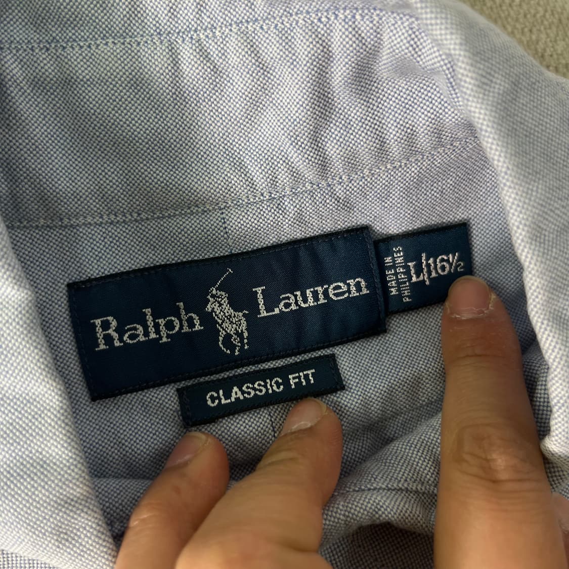 100 폴로랄프로렌 일본판 옥스퍼드 코튼 셔츠 상품이미지4