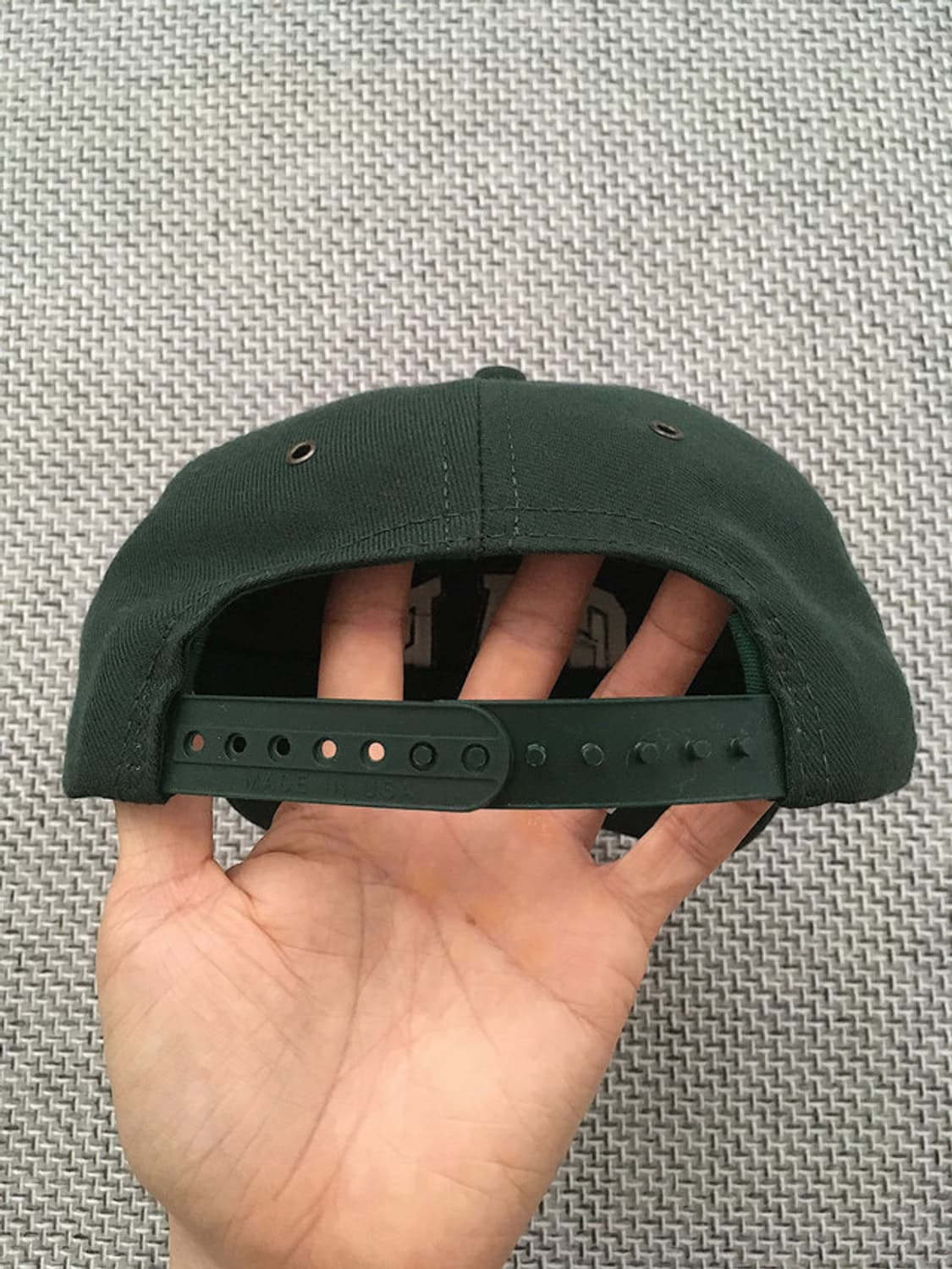 90s USA made spell-out wool blended caps 상품이미지6