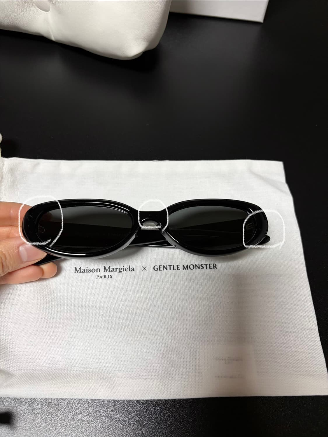젠틀 몬스터 x 메종 마르지엘라 MM206 블랙 그레이 상품이미지9