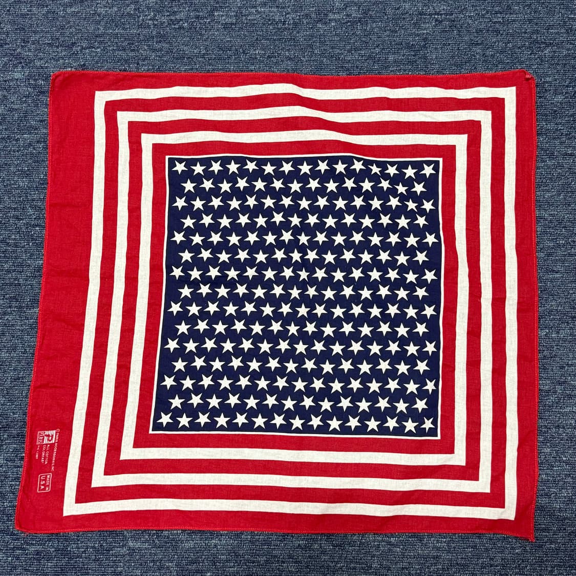 빈티지 미국 국기 반다나 |  Made in USA 상품이미지7