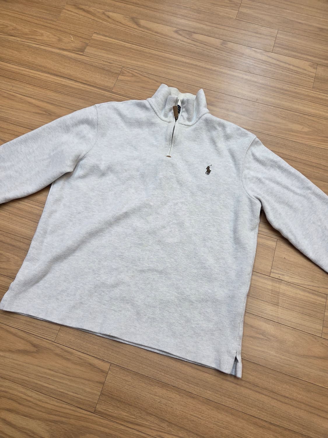폴로 랄프로렌 하프 집업 M사이즈 판매합니다. 면 100% 소재로 부드러 상품이미지1