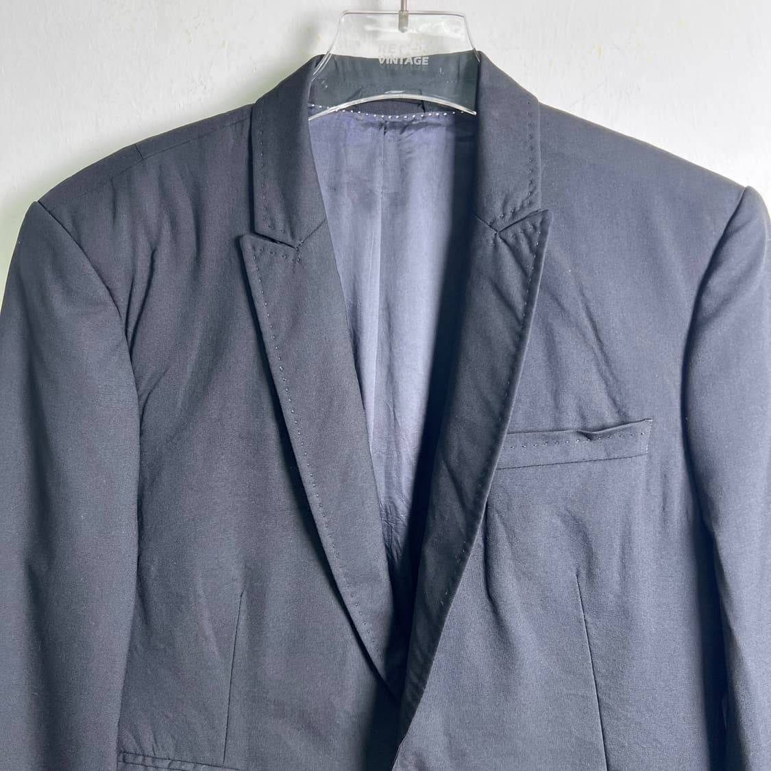 닐바렛 스트레치 투버튼 싱글 블레이저 S 상품이미지4