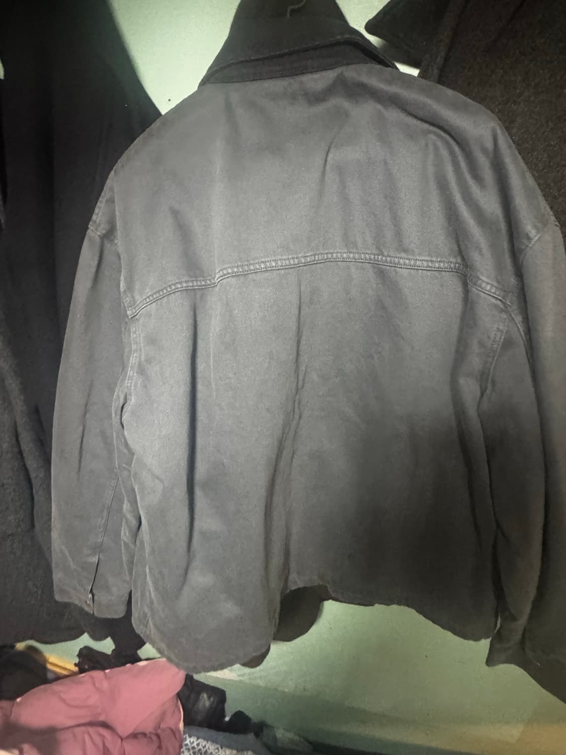 자라 콘트라스트 칼하트맛 자켓 xl 상품이미지2