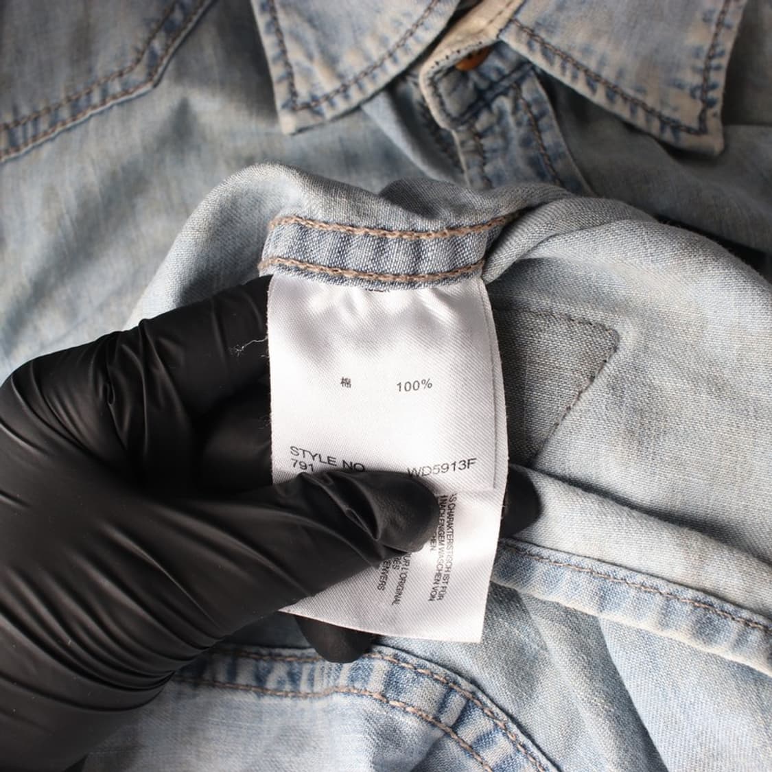 EDC BRAND 연청 워싱 데님 셔츠 상품이미지6