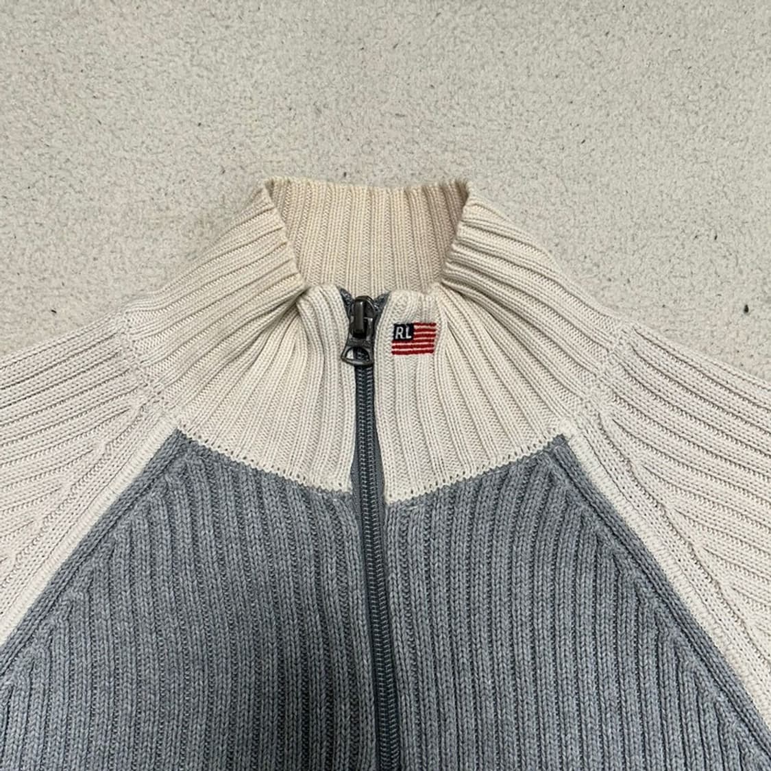 폴로랄프로렌 성조기 하프집업 니트 S 상품이미지3