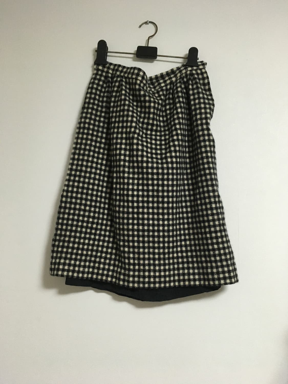 일제 빈티니 체크 미디 스커트 상품이미지1