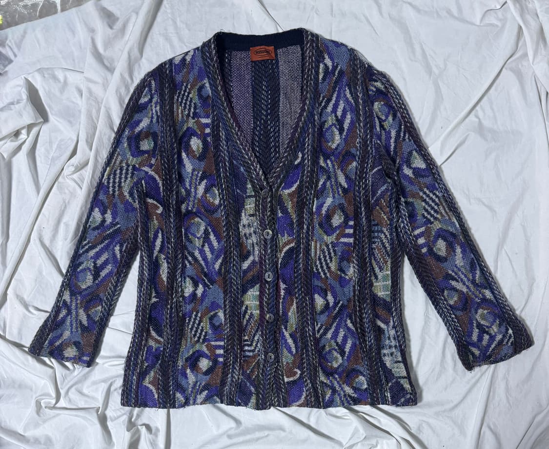 미쏘니 케이블 니트 가디건 상품이미지1