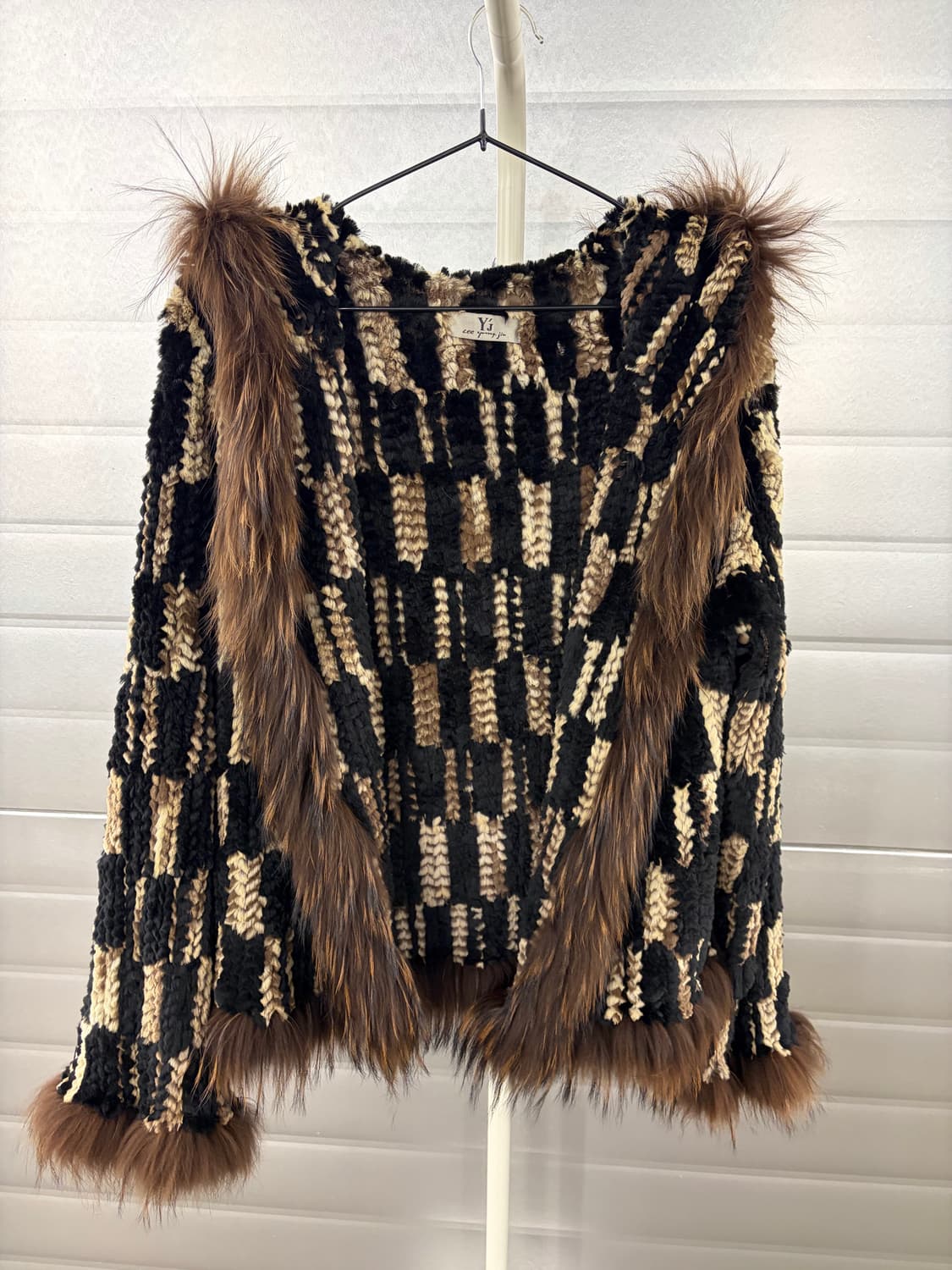 Vintage rex fur hood jacket (Y2K mood) 상품이미지4