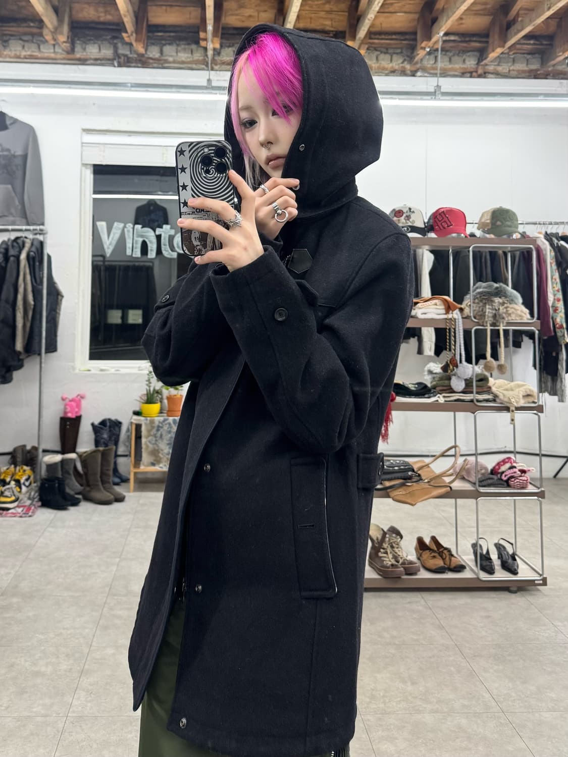 Moda Classic 투웨이 집업 코트 상품이미지1