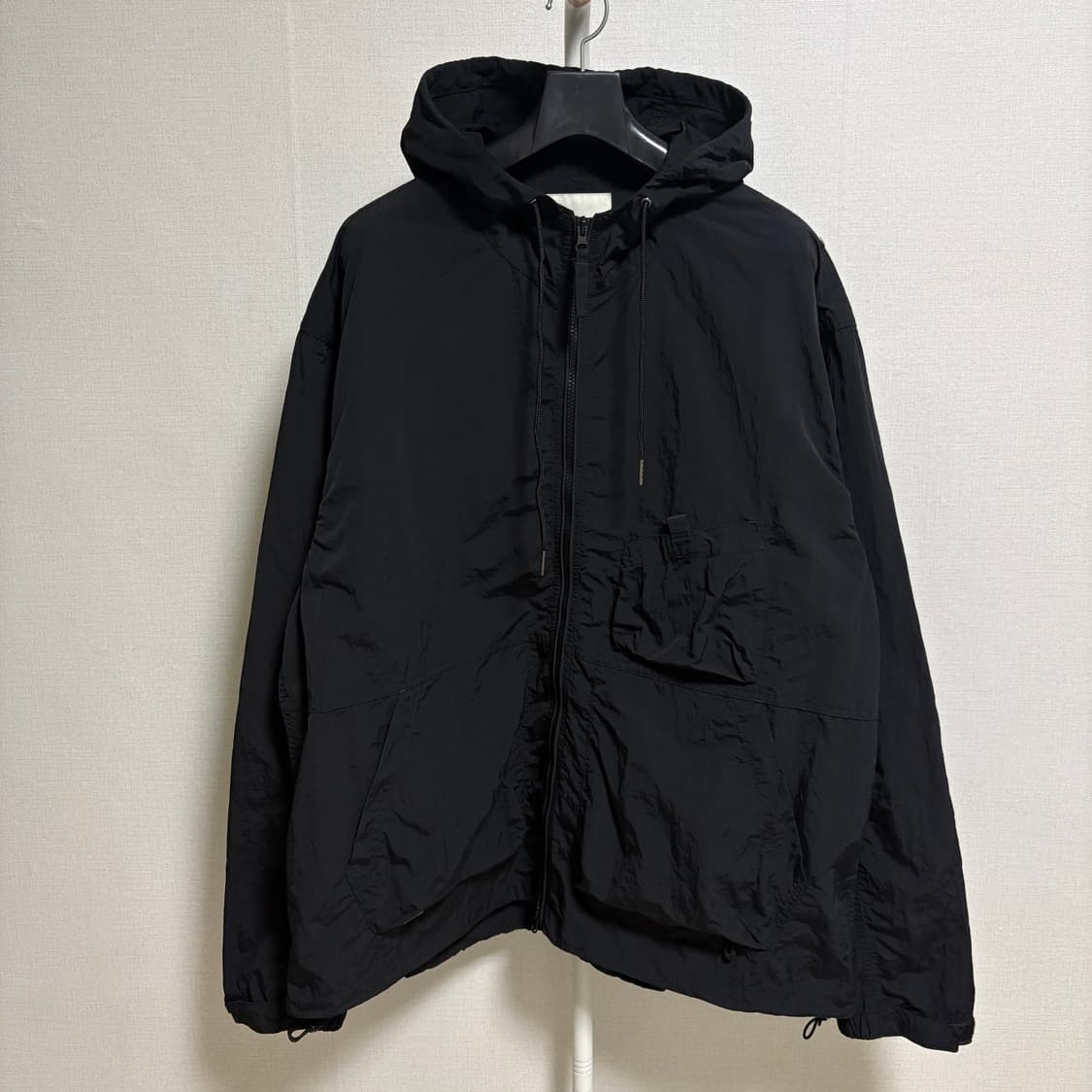 에스피오나지 레이 요트 파카 바람막이 / 블랙, XL 상품이미지1