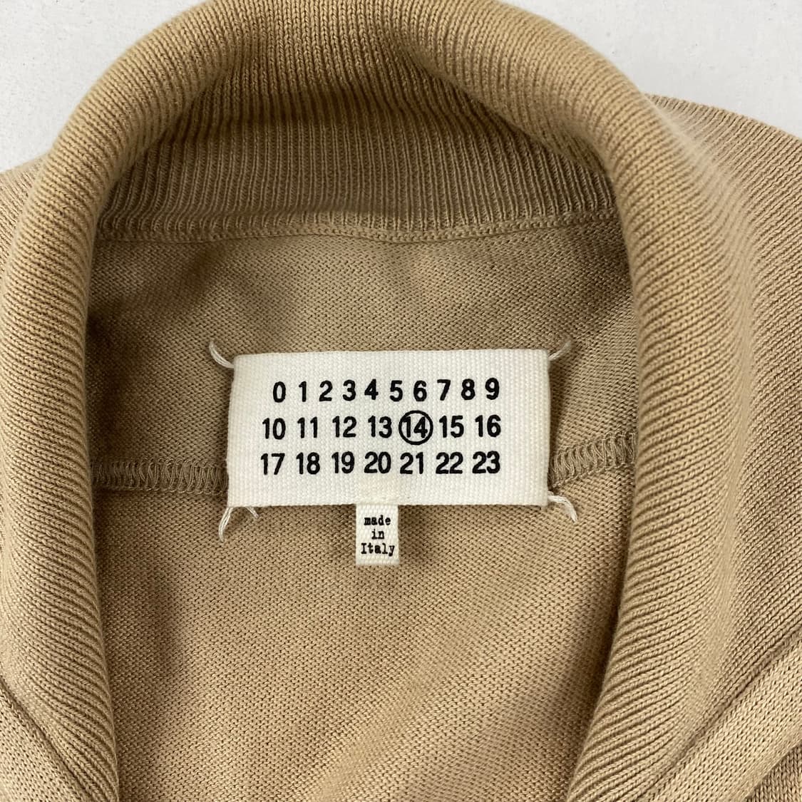 마르지엘라 백 스티치 코튼 니트 집업 (100) 상품이미지8