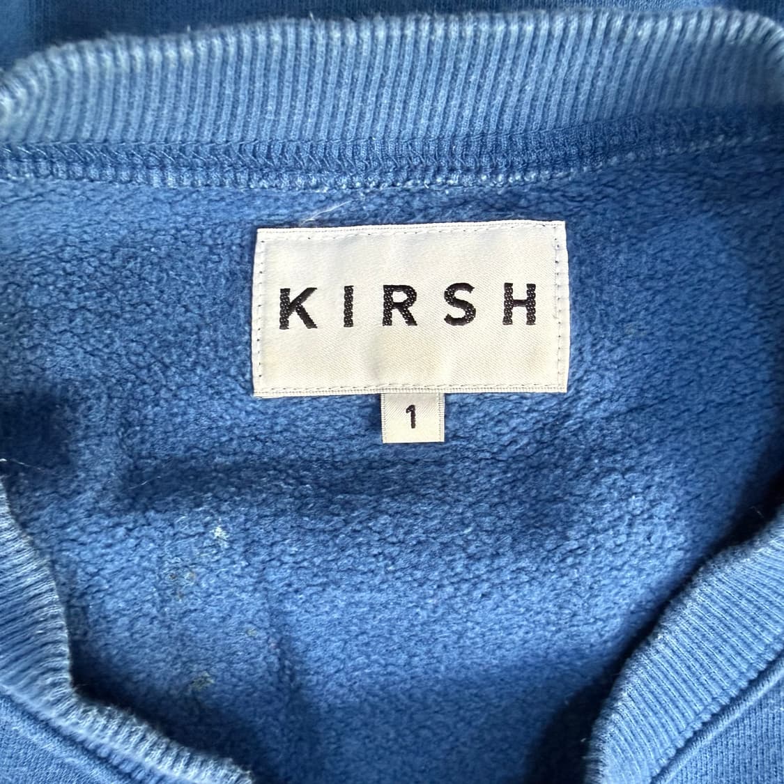 1 키르시 빅로고 맨투맨 0209T 상품이미지3