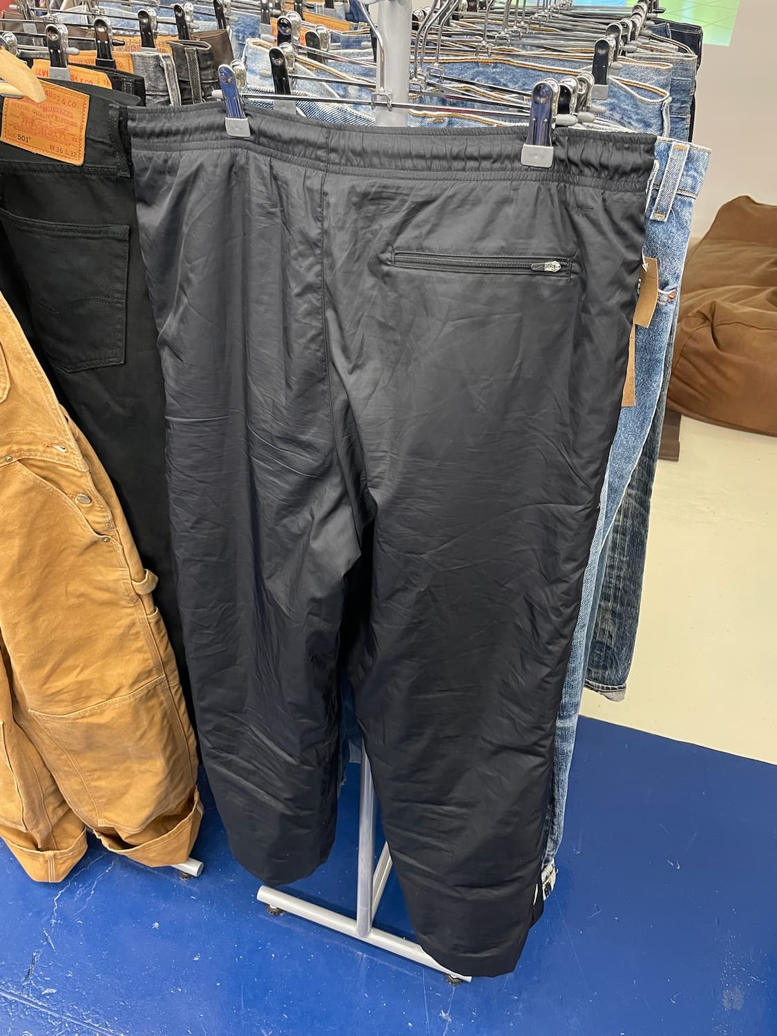 NIKE 나이키 스우시 블랙 우븐 팬츠 상품이미지8