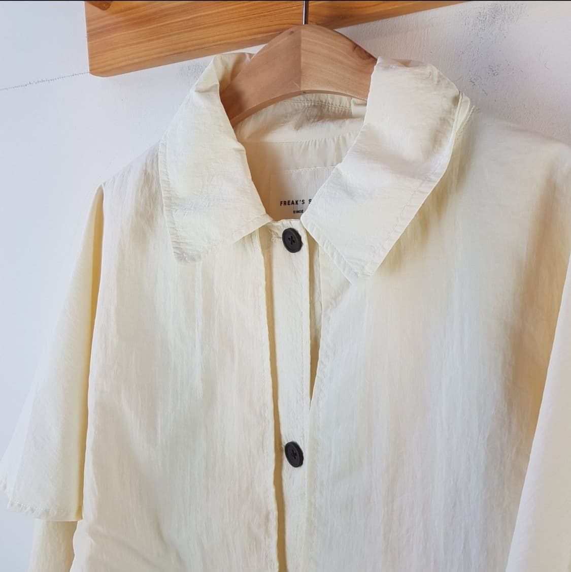 프릭스토어 2way 와셔 나일론 케이프 부착 코트 상품이미지5