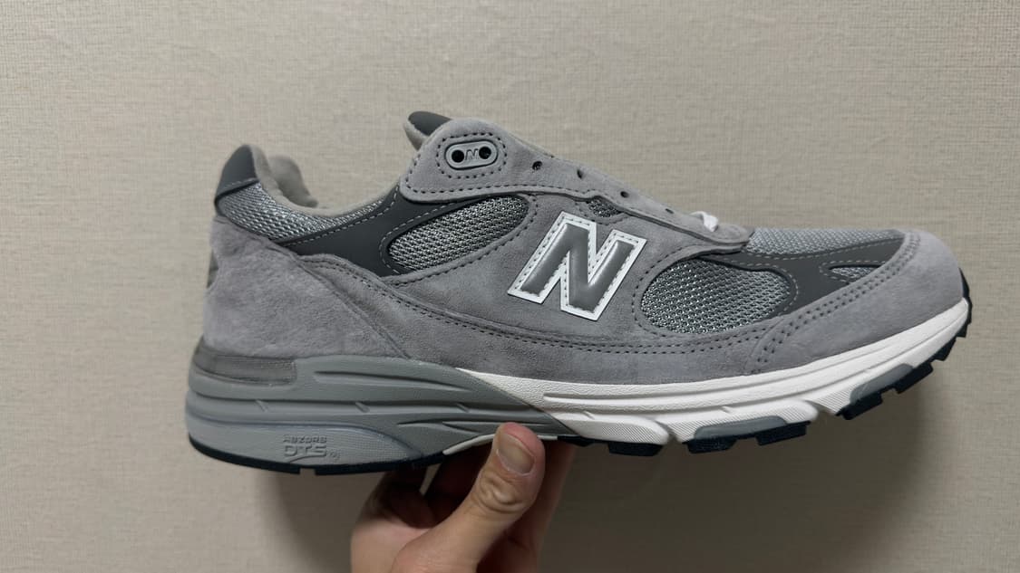 뉴발란스 993 MADE IN USA 그레이 사이즈 280 풀박스 상품이미지5