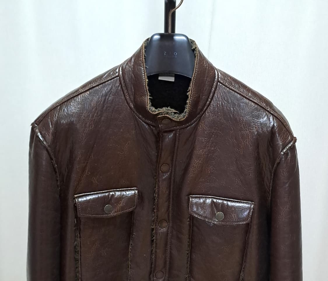 (택포) AX 아르마니익스체인지 비건레더 무스탕 XL B128 상품이미지2