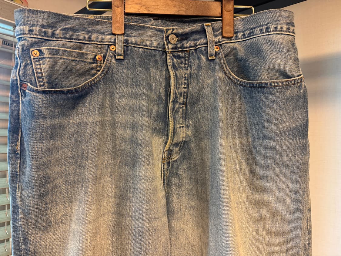 빔즈 x 리바이스 슈퍼 와이드 데님 진스 36사이즈 상품이미지4