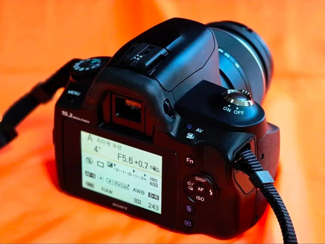 소니 Alpha a230 DSLR 카메라 풀세트 상품이미지6