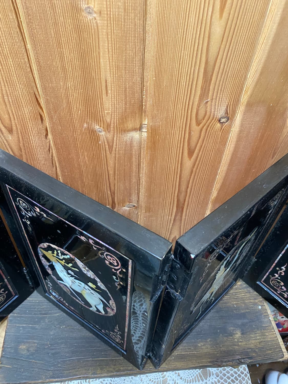 일본 수입 자개 병풍 가리개 상품이미지5