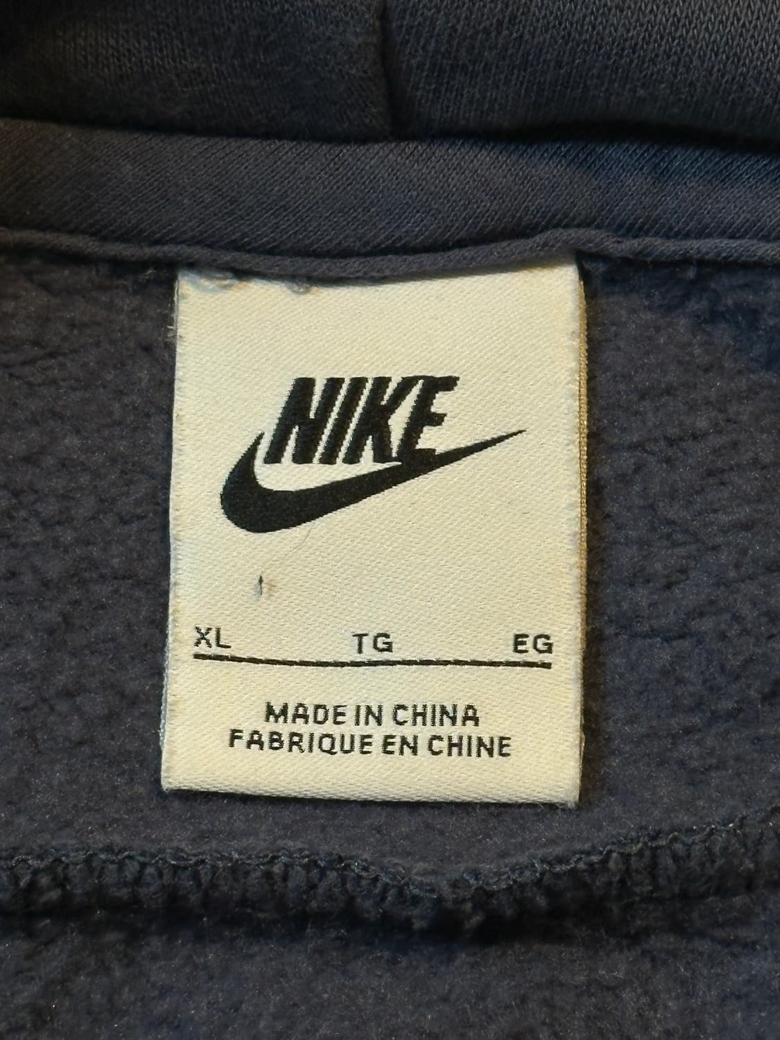 나이키 신형 더블 빅스우시 후드티 블루 상품이미지6