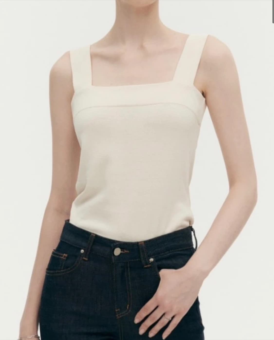 시에 SIE 아르 슬리브리스 크림 아이보리 F 상품이미지2