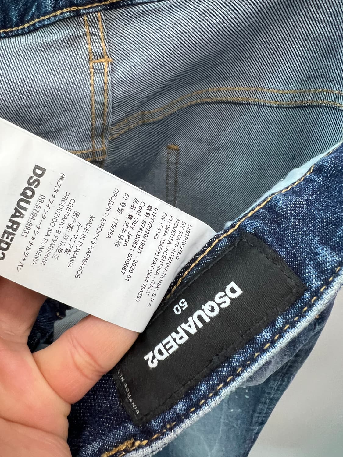 34) 디퀘 중청 스판데님 상품이미지7