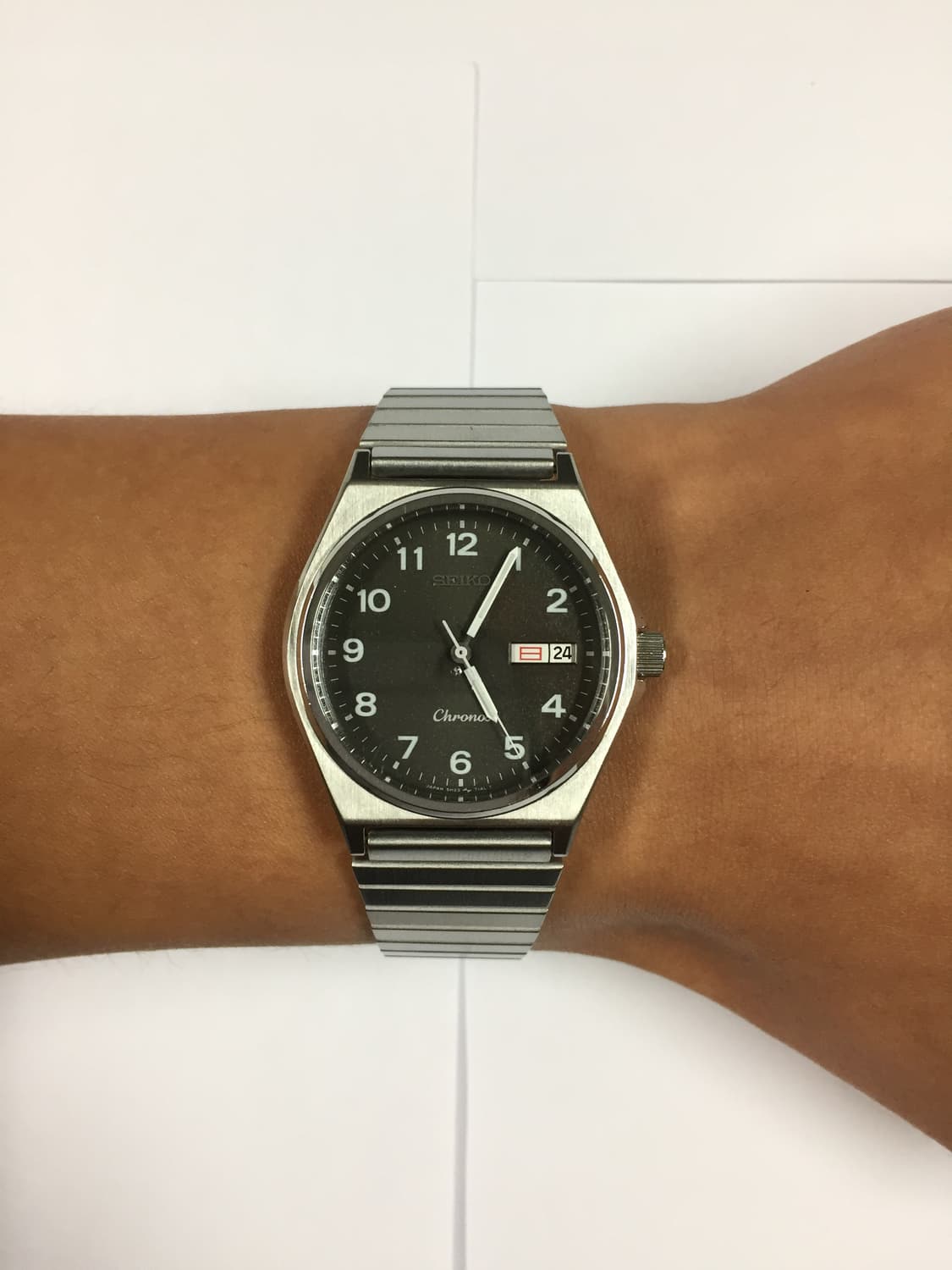 80s seiko chronos arabic quatz day-date 상품이미지4
