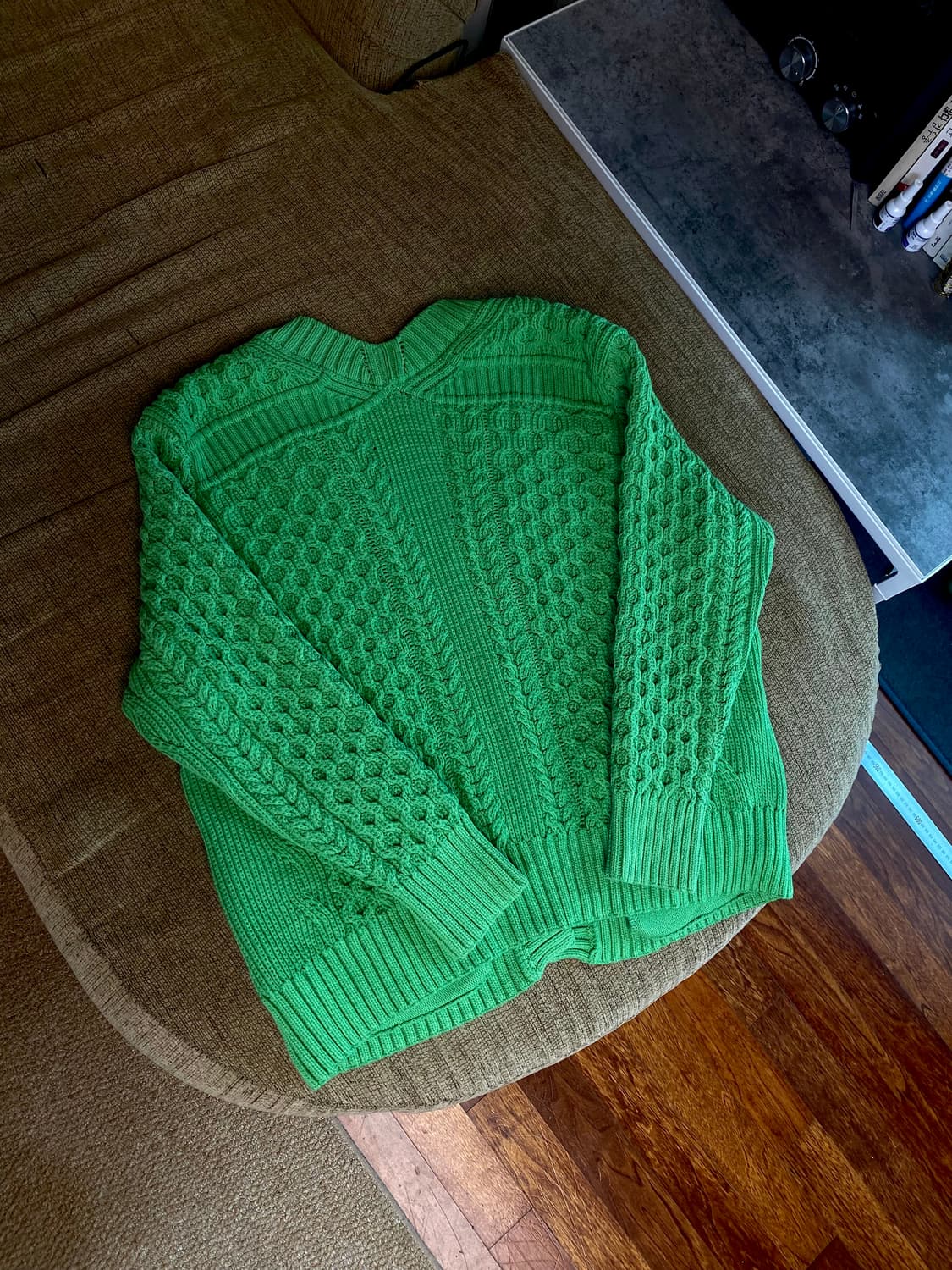 타임 엠보 짜임 가디건 (55~66 사이즈) 상품이미지5