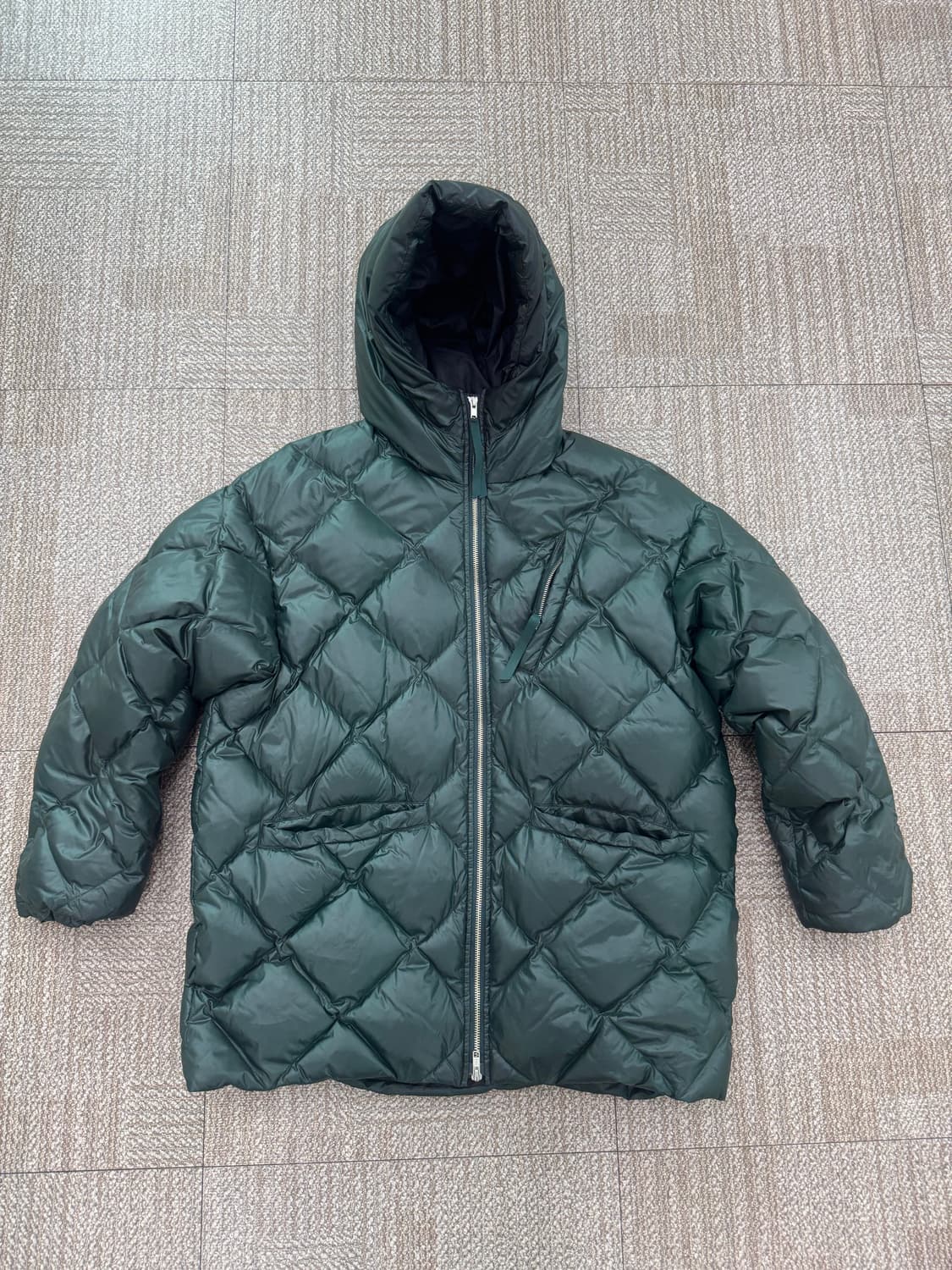 유스 퀄티드 다운 패딩 코트 상품이미지1