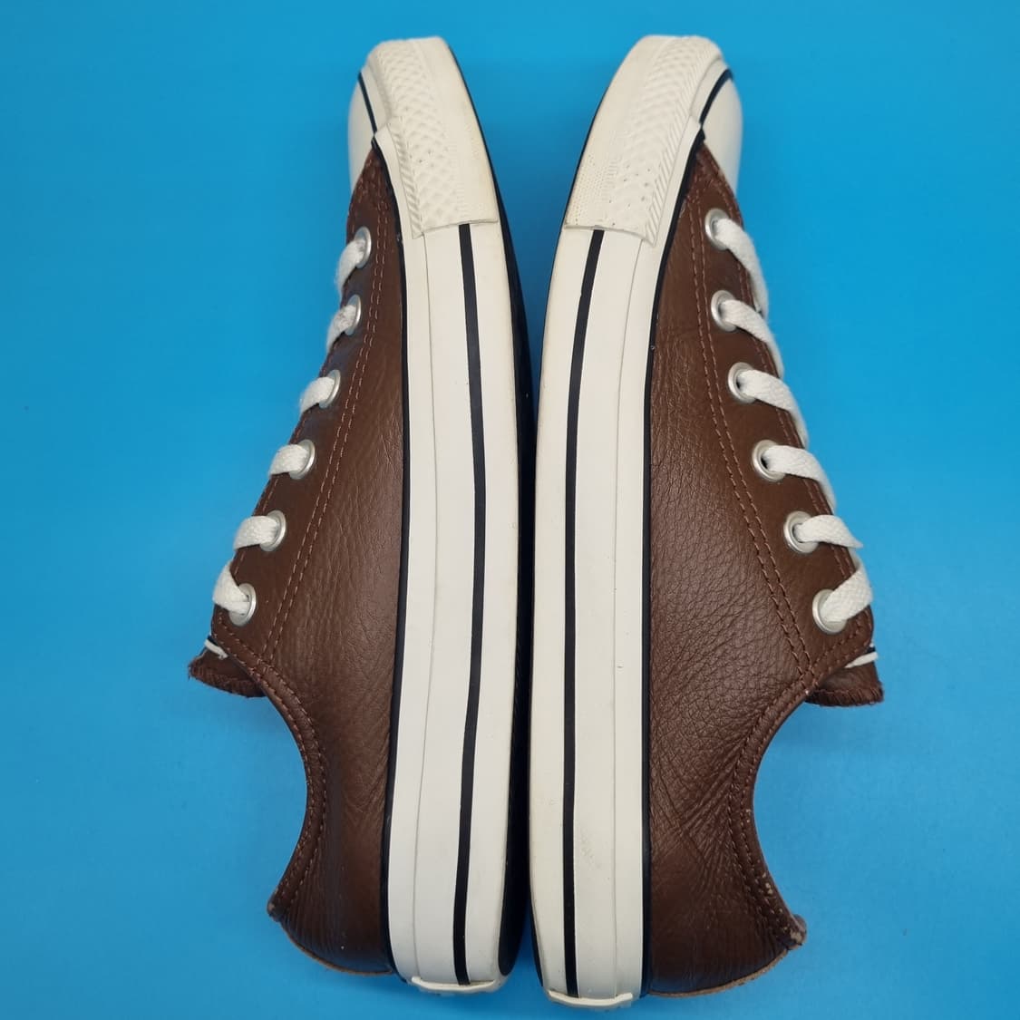 컨버스 브라운 가죽스니커즈250 상품이미지5