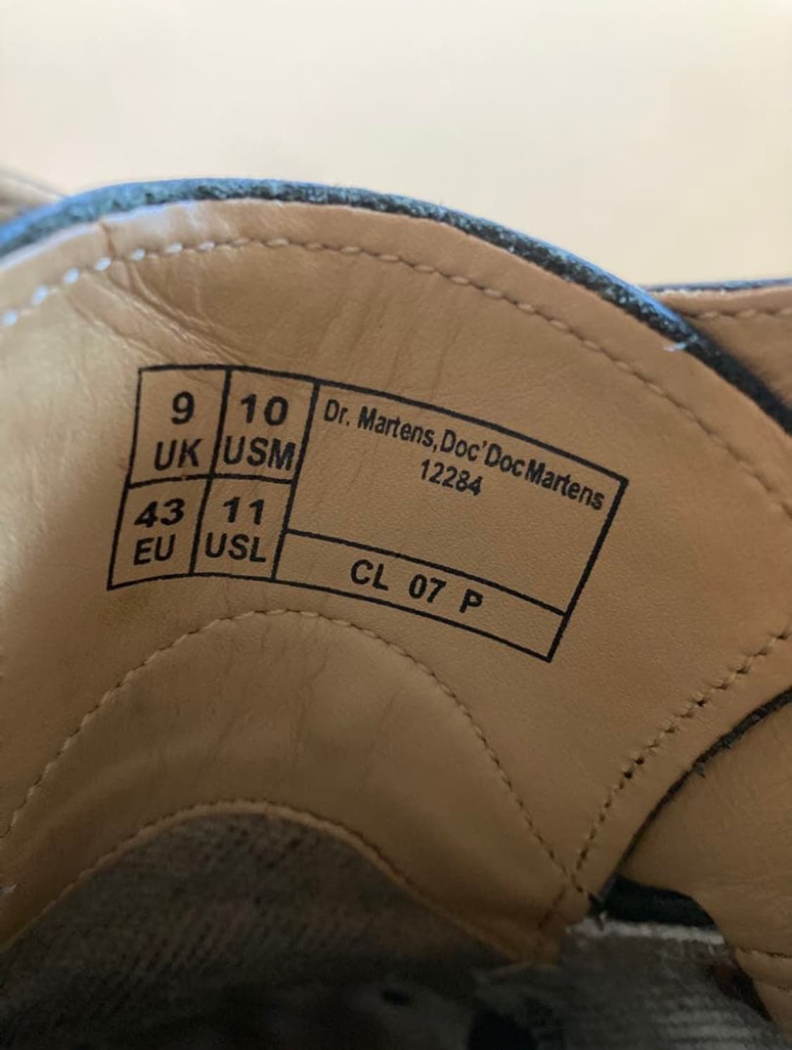 닥터마틴 꼼데가르송 uk9 상품이미지6