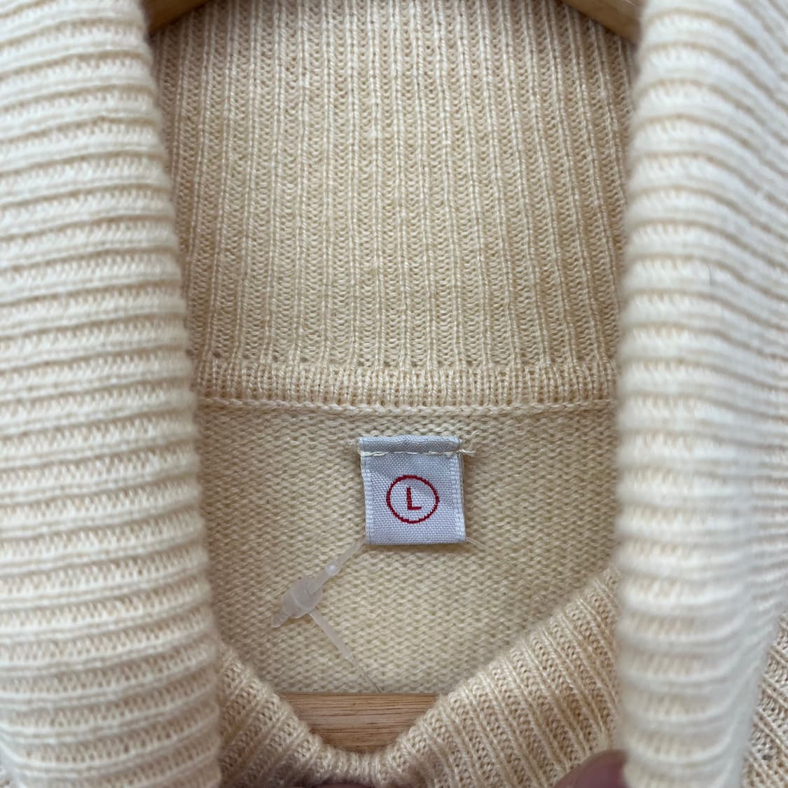 터틀넥 니트 캐시미어100% 여L 상품이미지4