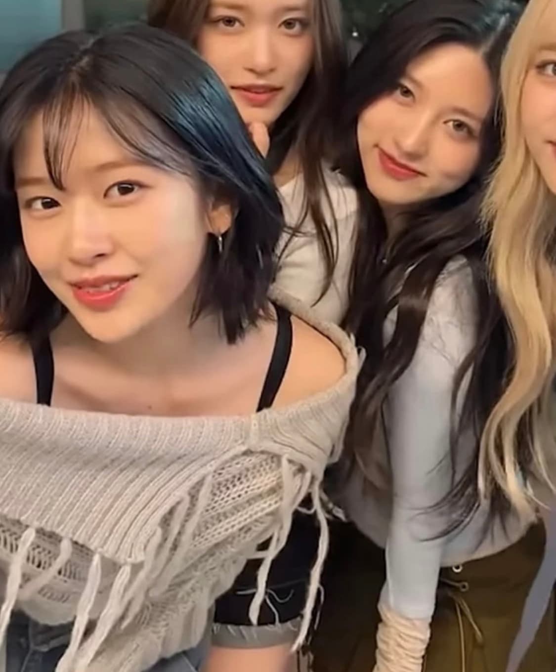 스컬프터 업사이드다운 투웨이 니트 스웨터 살몬 상품이미지5