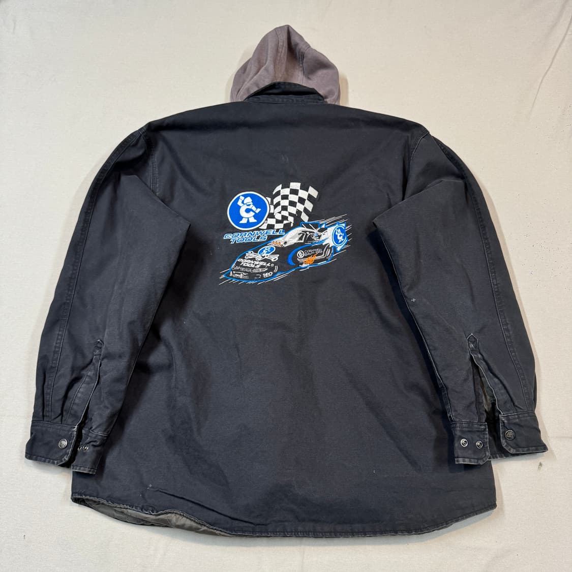 XL) BERNE 빈티지 후드 레이어 워크 자켓 상품이미지7