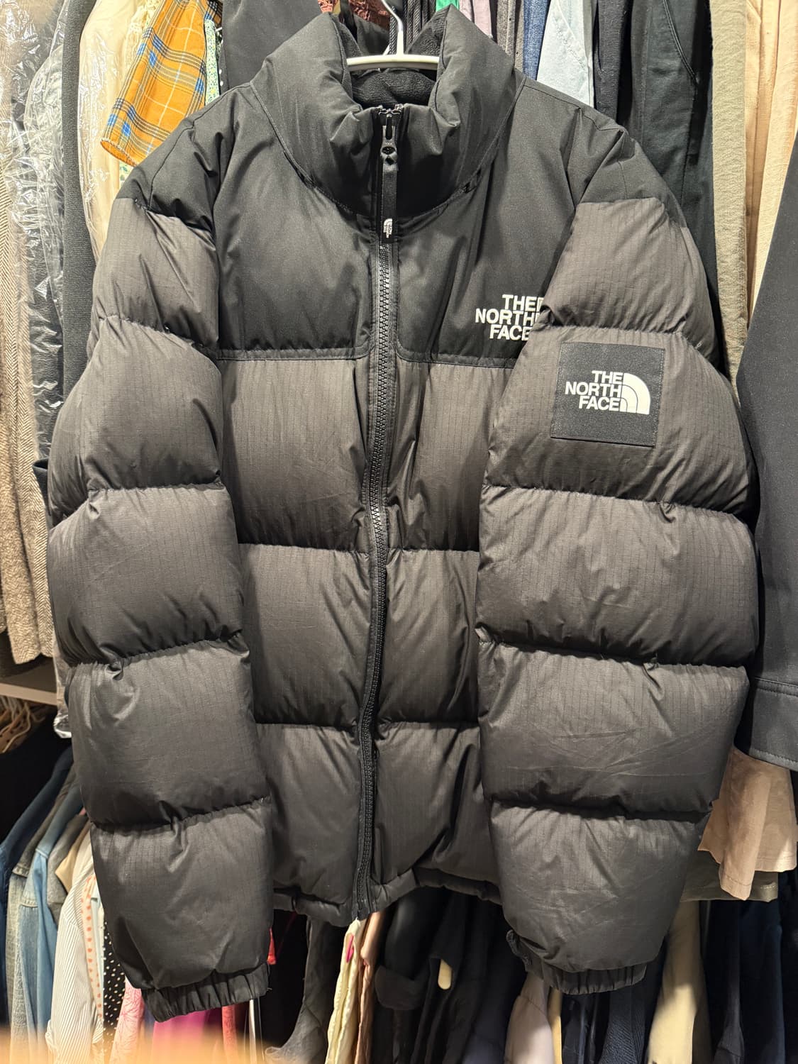 노스페이스 화이트라벨 구스다운 눕시 리얼블랙 L 100 상품이미지1