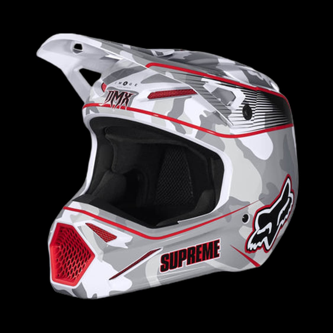 [L]슈프림 x 폭스 레이싱 DMX V1 헬멧 스노우 카모 새제품 상품이미지1