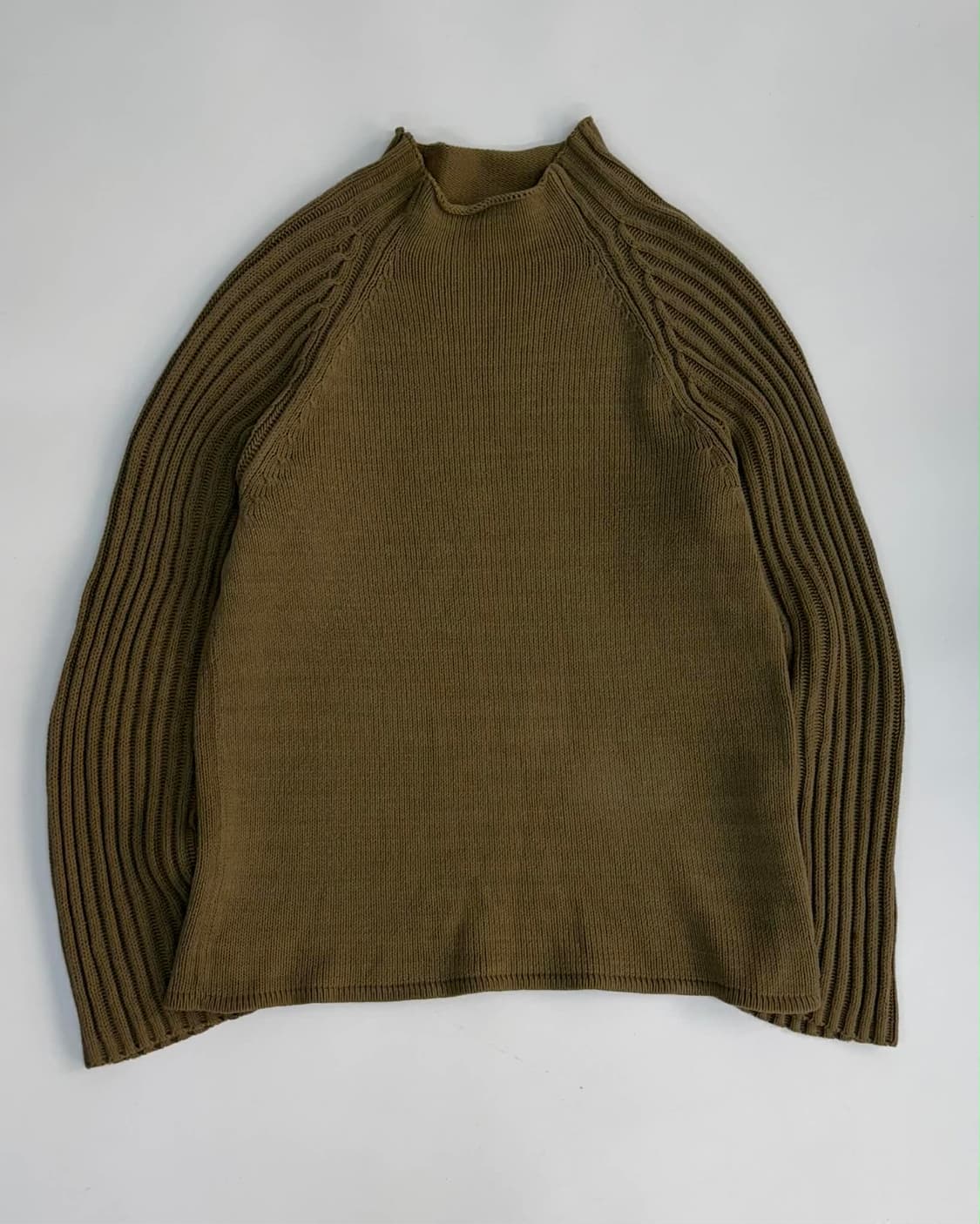 [L] 아르마니 익스체인지 하이넥 래글런 슬리브 니트 상품이미지1