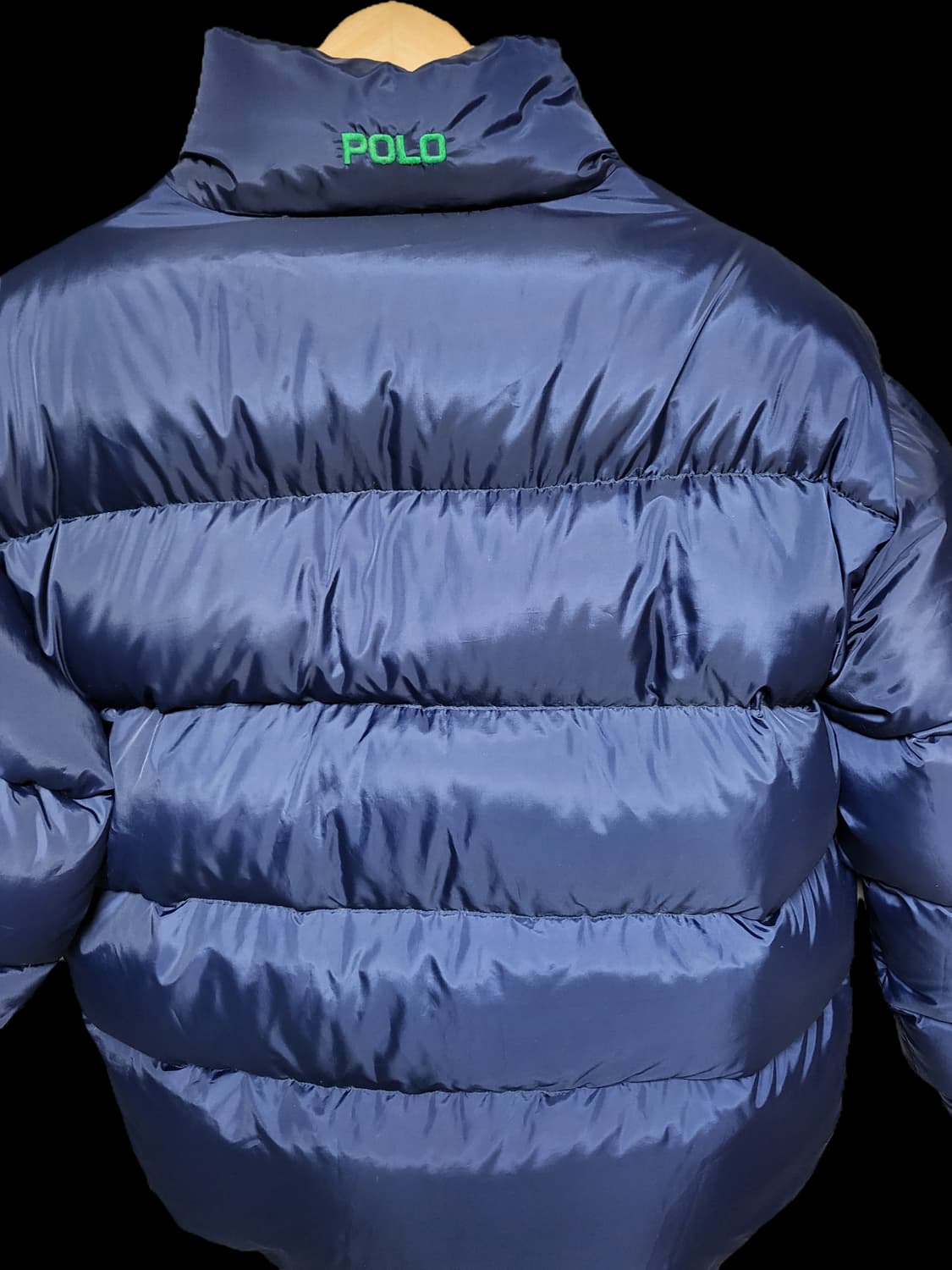 정품 빈티지 폴로 랄프로렌 남성 패딩 L 네이비 상품이미지2